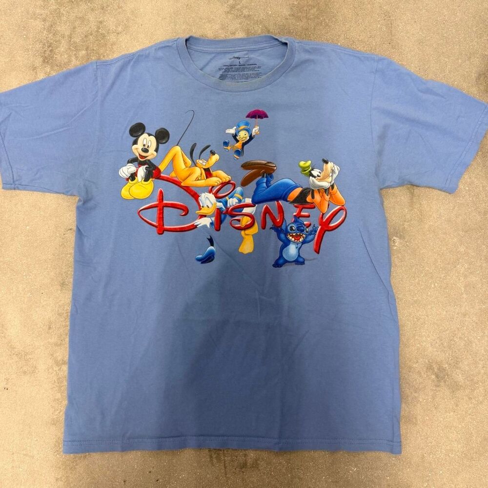 Disney Men's Blue T-shirt